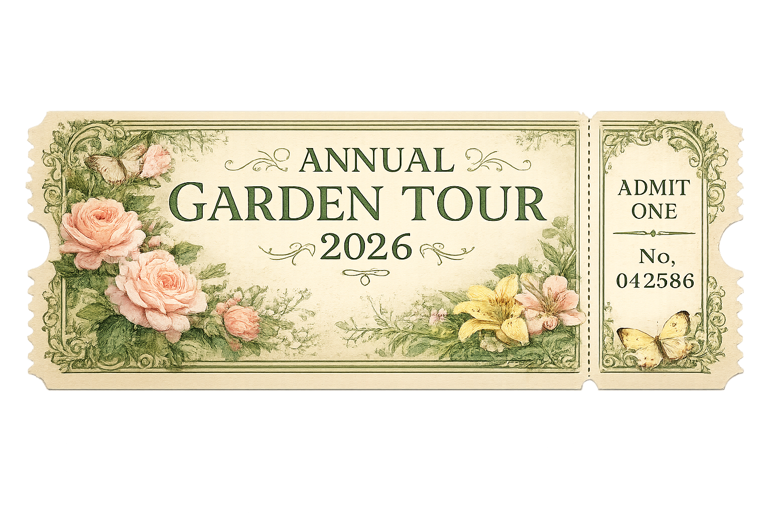 Garden Tour Ticket